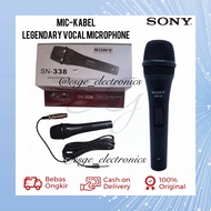 ORIGINAL MIC MICROPHONE SONY MIC SONY KAROKE KARAOKE SN-338 MIC SUARA BAGUS ANTI BISING LEGENDARIS