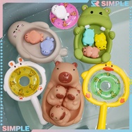 Capybara Children's Bath Bathtub Toy, Kapi Baba Silicone, No Holes, No Water Ingress