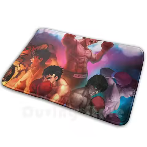 Makunouchi Ippo Carpet Mat Rug Cushion Soft Non-Slip Hajime Makunouchi Ippo Hajime Boxing Boxer Haji