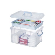Viet Nhat medical storage box, medical box, convenient 2-layer family medical medicine box