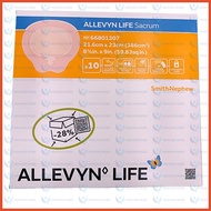 Smith & Nephew Allevyn Life Sacrum 21.6cm x 23cm 1 Box 10pcs (EXP: Jul 2027)