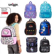 [Authentic] Smiggle School Bag L P1-P6 Moana Primary School Bag School Backpack Girls Hello Kitty Me