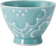 Hasamiyaki 25390 Bowl, Plate, Capacity: Approx. 10.1 fl oz (300 ml), Maria, Blue, Microwave Safe, Di