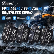 9imod Waterproof Brushless Coreless Servo 50KG 45KG 35KG 25KG 180 Degree Aluminum Digital Metal Gear