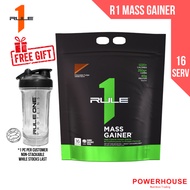Rule 1 Mass Gainer, 11.46lbs / 16 servings [R1 Mass, Weight Gainer, Muscle Mass, Bulking, Gym]
