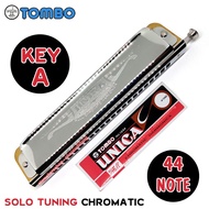Chromatic Tombo Unica Harmonica No.1244 Key A with actual clip