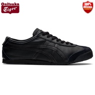 Authentic Onitsuka Tiger Shoes New Japan Tiger shoe tigers Sports Shoes leather men's and women's outdoor sports tigers shoes low-top soft bottom breathable walking shoes Black