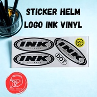 INK Vinyl Logo Helmet Sticker