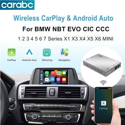 Wireless CarPlay For BMW NBT/CIC/EVO/CCC 1 2 3 4 5 7 Series E70 F10 X1 X3 F25 F26 F48 MINI X4 X5 X6 
