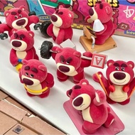 8pcs 52TOYS lotso Strawberry Bear Fitness Series Blind Box NZMI