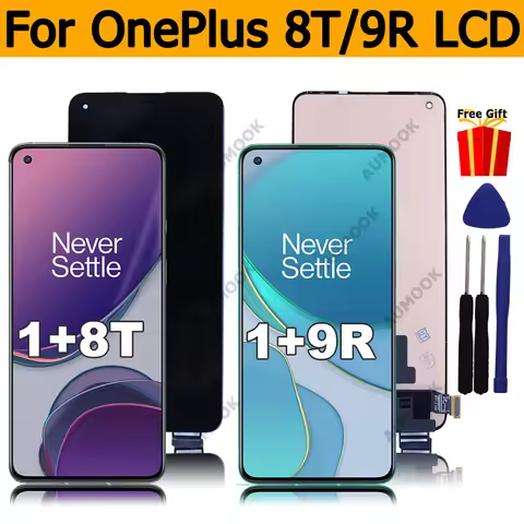 6.55" AMOLED For Oneplus 8T/9R LCD Touch Screen Assembly Digitizer Replacement For Oneplus 9R 8T 1+8