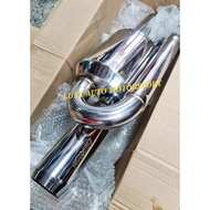 Exhaust MUGEN  (BIGG) Twin Loop SFlow Stainless Steel Ekzos inlet 2 /2.2 / 2.5 (100% Guarranty Thick