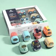 [Ready Stock] Children's Car Toy Set Inertial Engineering Vehicle Baby Car Year Old Girl Boy Baby Gi