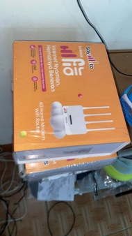 Modem WiFi Advan 4G LTE dengan 3 antena kompatibel dengan kartu SIM Indosat HiFi Air untuk jaringan 