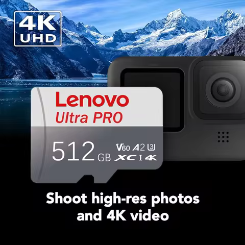 Lenovo High-Speed SD Card 512GB 256GB 128GB UHS-I C10 U3 A2 Micro SD Memory Card for Steam Deck Nint
