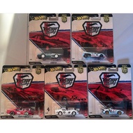 MATTEL Hotwheels Premium Car Culture Vintage Racing Jaguar XJS, Porsche 917K GULF, Greenwood Corvett