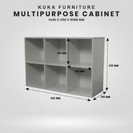 Multipurpose Cabinet TV Cabinet TV Console Kabinet Buku Book Rack Rak Buku Display Cabinet Ikea Furn