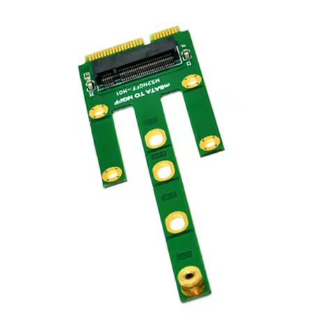 mSATA to M.2 NGFF Adapters Convert Card 6.0Gb/s NGFF M.2 SATA-Bus SSD B Key to mSATA Male Riser M.2 