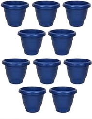 Set 10 | Flower Pot | Small Planter | Plastic Container | Gardening Ideal Plastic| Gamla or Indoor &