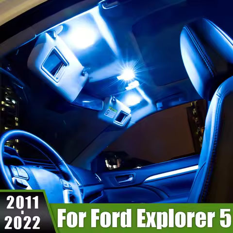 For Ford Explorer 5 2011-2014 2015 2016 2017 2018 2019 2020 2021 2022 5pcs Car Interior LED Reading 