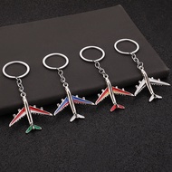 Cross-border metal creative Boeing civil aviation aircraft keychain, aviation model small pendant ke