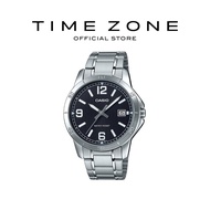 Time Zone | Casio General Timepiece | Stainless Steel Strap | Men Watch | MTP-V004D-1B2UDF