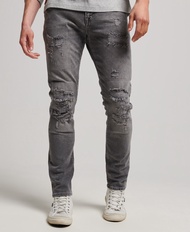 Superdry Organic Cotton Slim Jeans - Clinton Grey Repair