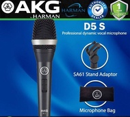 AKG D5S Pro Audio Supercardioid Dynamic Vocal Microphone with On Off Switch (D5 S)