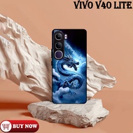 [AN04] Glossy Case CASE VIVO V40 LITE | HD Pic Glitter Case with DRAGON Motif| HD Quality | Premium 