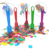CUPFUN Magnetic Bingo Set, Ergonomic Wand Color Sorting Bingo Wand Set,  Multicolor Bingo Game Magne