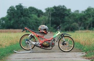 Knalpot racing MCC all bebek 4tak type ahm bulat&Yypang
