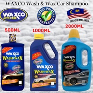 Waxco Wash & Wax Car Shampoo / Exterior Care - 500ml / 1000ml / 2000ml