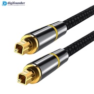 DIGIFOUNDER 1Pc Digital Fiber Audio Cable Spdif Output Cable 5.1/7.1 Channel Power Amplifier Audio Cable For TV PS4 X-Box DVD Soundbar Decoder A6I1