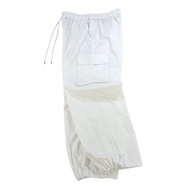 (Waist 30-32) GU Cargo Pants White (Women) (P0325-31)