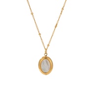 Agatha Necklace – 18K Gold Plated Stainless Steel Vintage Anti-Rust Necklace
