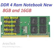 Ram Notebook Ram DDR4 8GB Laptop Ram 1Rx8 PC4-2400T DDR4 2400MHz 260Pin SODIMM Notebook RAM laptop