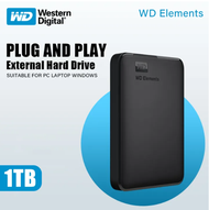 western digital external harddisk 1tb ฮาร์ดดิสก์พกพา hdd external 2tb usb3.0 2.5" ฮาร์ดดิสก์ความเร็วสูง รับประกัน 3 ปี