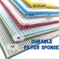 【READY STOCK】8D/9D/12D/15D Aquarium Filter Sponge High Density,Freely To Cut High-Permeability Filte