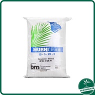 BM Murni 10-5-20-3 50kg Granular Blend Fertilizer High Potassium Baja Berbutir Baja Penggalak Buah Pokok Kelapa Sawit