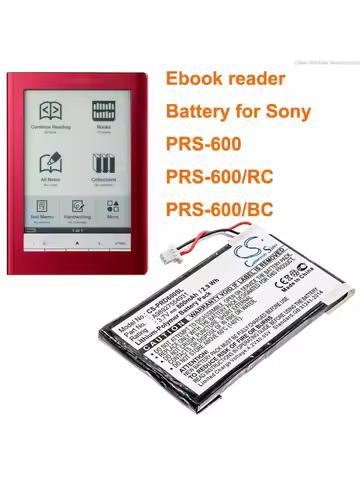 Cameron Sino 800mAh E-book, E-reader Battery A98927554931, A98941654402 for Sony PRS-600, PRS-600/BC