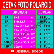 NO PO PRINT POLAROID PHOTOS 2R 3R 4R 5R 6R 8R 10R 12R photo album polaroid album