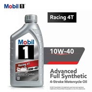 Mobil 1 Racing 4T 10W-40 Engine Oil 1 Litre 1L Advanced Full Synthetic Four Stroke 4 Cycle Motorcycl
