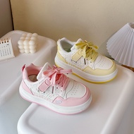 New Toddler Girls Cartoon Sneakers Cute Cat Children Causal Shoes Soft Non-slip Daily Kids School Ca