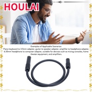 HOULAI Stereo Sound Cable, Professional Gold Plated 3.5mm to 6.35mm, Durable Plug and Play 6.35mm 1/