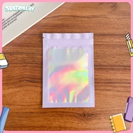 I Stationery ซองซิปสีมาการอง สีหวานใส่ของ ซองพลาสติกหน้าใส ใส่ขนม กันเปียกได้ K.package