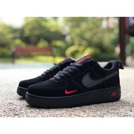 DZ4514-001 N-i-k-e Air Force 1 '07 Low Retro Black Redb AF1 Running Shoes Sneaker