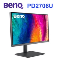 BENQ PD2706U 27" 4K UHD IPS Designer Monitor, USB-C 90W PD, HDR400, AQColor, KVM ,100% sRGB, 100% Re