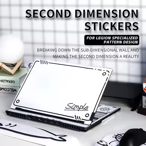 Laptop Skin Sticker For 2025/2024 Lenovo Legion 5 Pro 5 Slim 5 16 inch Cartoon Vinyl Decal Sticker K