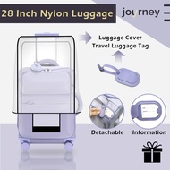 28 Inch Luggage Bag Cabin Luggage Travel Bag With Wheels Light Weight Soft Shell Waterproof Front Op