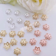 A10285 [14K Gold-Clad Accessories] DIY Handmade Bracelet Accessories Wholesale 14K Gold-Clad About 8